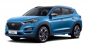 파란색 SUV 차량